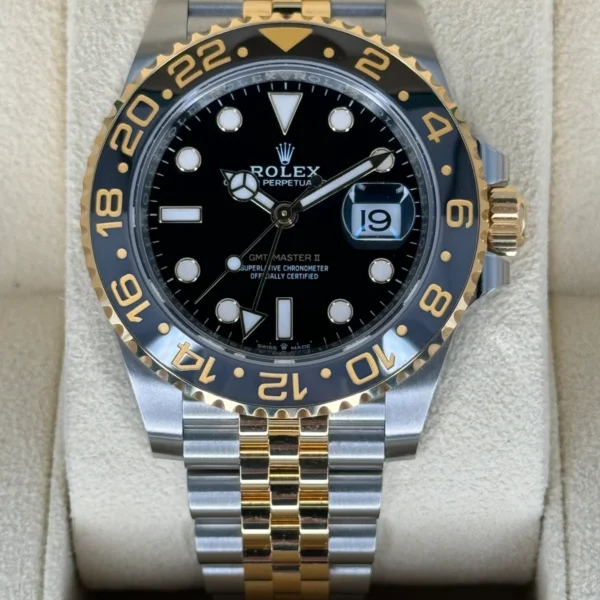 NEW 2023 Rolex GMT-Master II 40mm 126713GRNR Two-Tone Jubilee