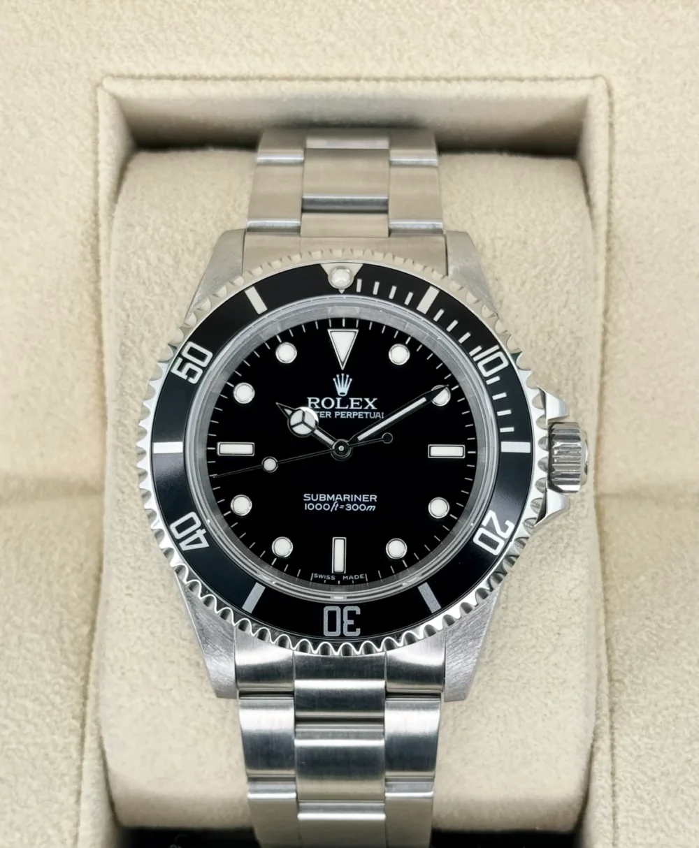 2000 Rolex Submariner 40mm 14060M Stainless Steel Black Dial