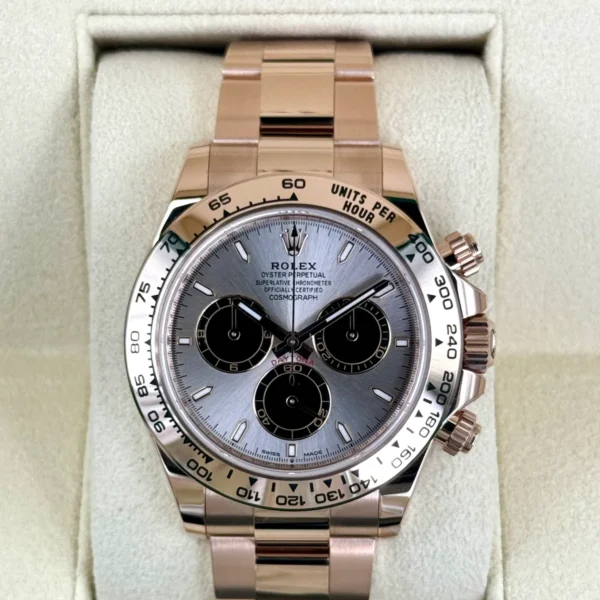 NEW 2025 Rolex Daytona 40mm 126505 Rose Gold Sundust Dial