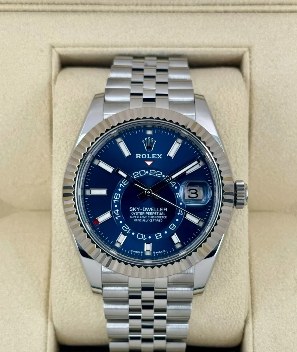 NEW 2024 Rolex Sky-Dweller 42mm 336934 Jubilee Blue Dial