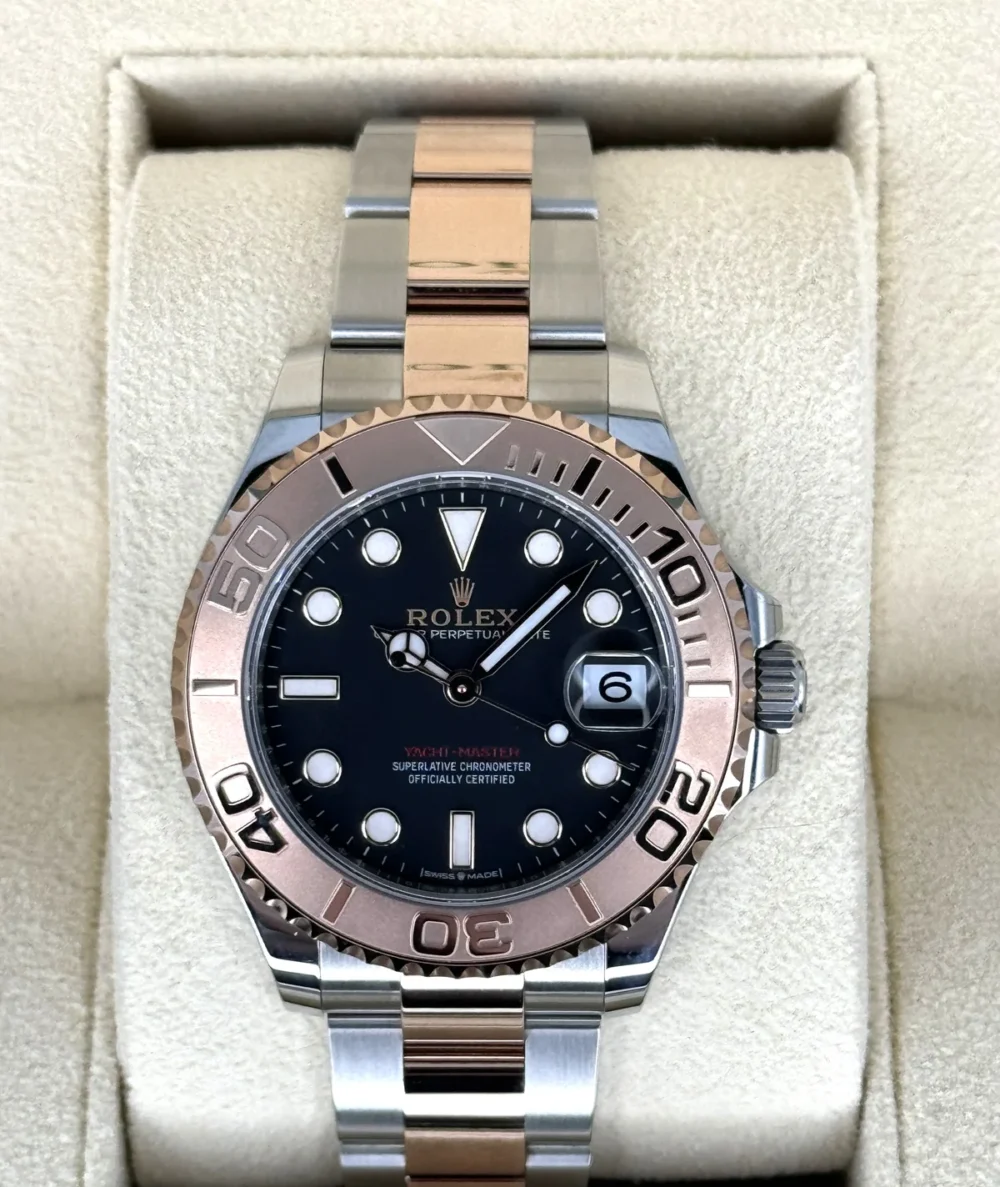 NEW 2023 Rolex Yacht-Master 37mm 268621 Black Dial