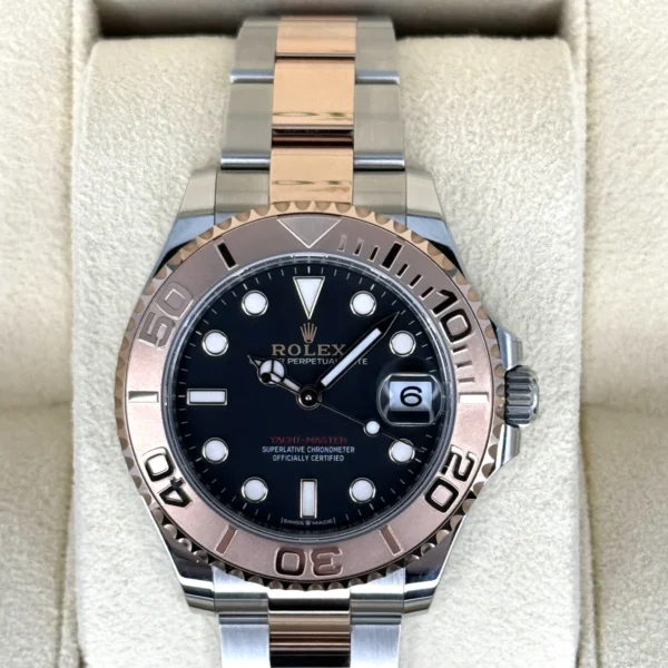NEW 2023 Rolex Yacht-Master 37mm 268621 Black Dial