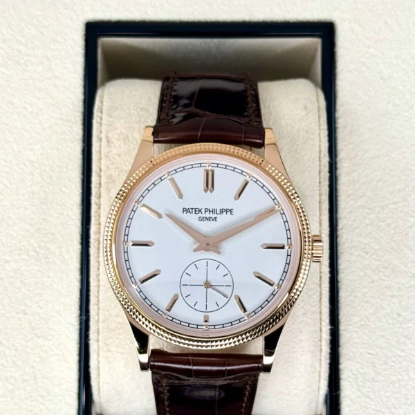 Patek Philippe Calatrava 40mm 6119R  Rose Gold White Dial