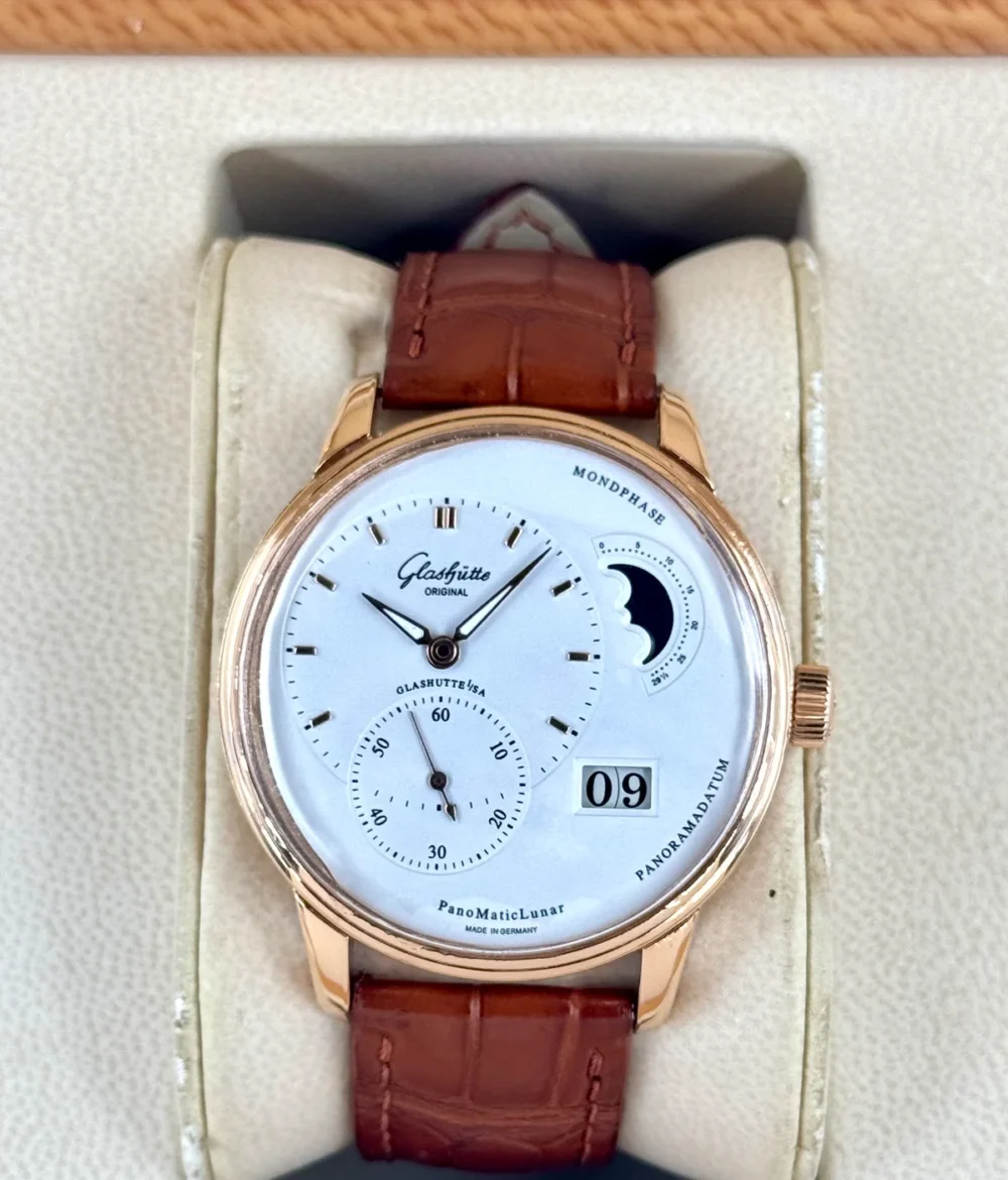 Glashütte Original PanoMaticLunar 40mm 1-90-02-45-35-62 Red Gold