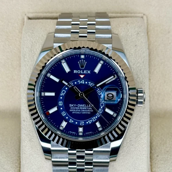NEW 2023 Rolex Sky-Dweller 42mm 326934 Jubilee Blue Dial