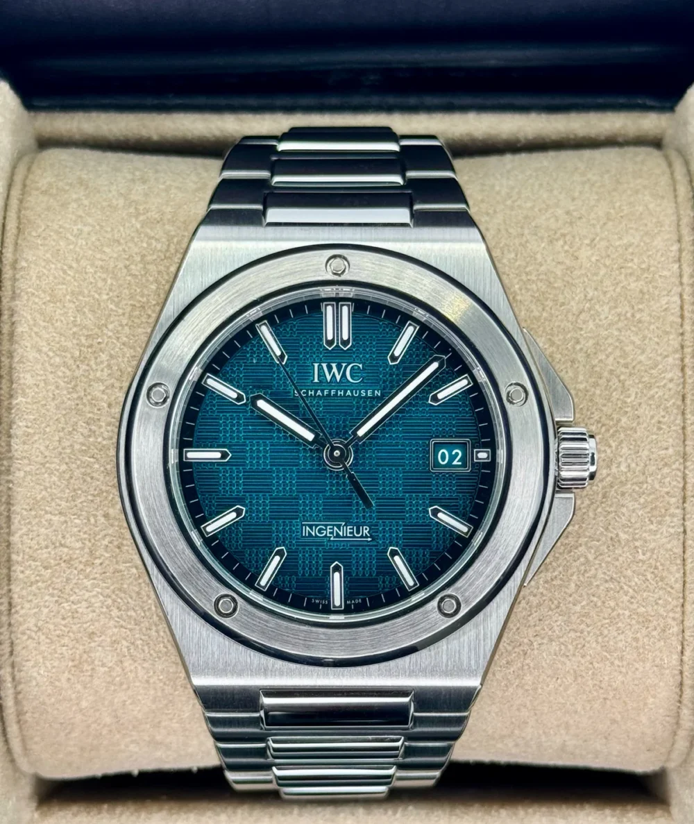 2024 IWC Ingenieur Automatic 40mm IW328903 Stainless Steel Aqua Dial