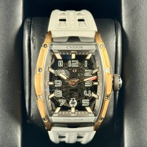 Cvstos Challenge II JetLiner SL Brancard 41mm Rose Gold & Titanium Skeleton