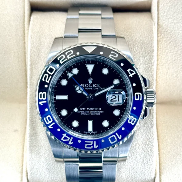 2015 Rolex GMT-Master II "Batman" 40mm 116710BLNR Oyster