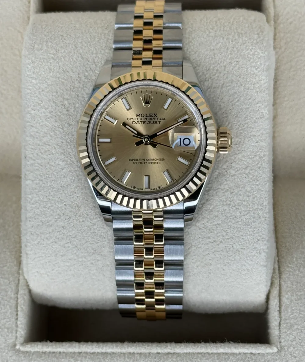 NEW 2025 Rolex Lady Datejust 28mm 279173 Jubilee Champagne Dial