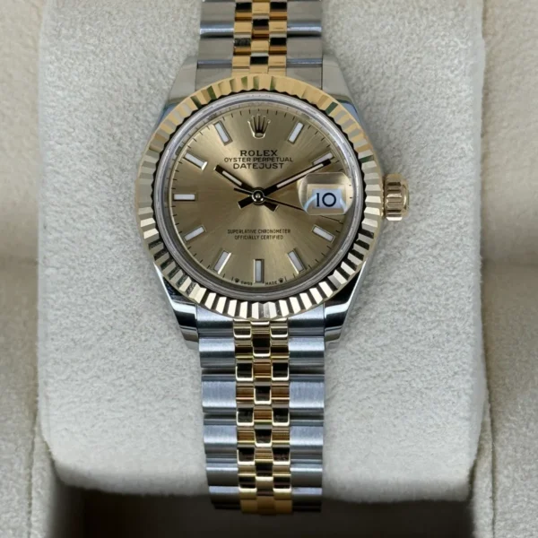 NEW 2025 Rolex Lady Datejust 28mm 279173 Jubilee Champagne Dial
