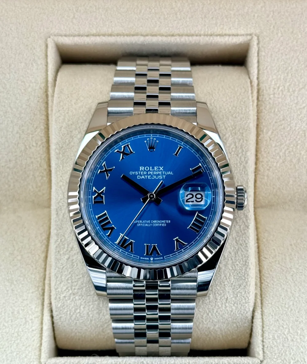 2022 Rolex Datejust 41mm 126334 Stainless Steel Jubilee Blue Dial