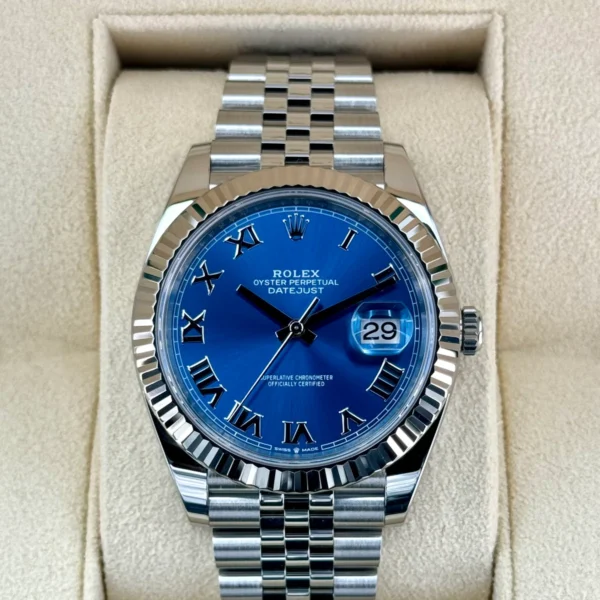 2022 Rolex Datejust 41mm 126334 Stainless Steel Jubilee Blue Dial