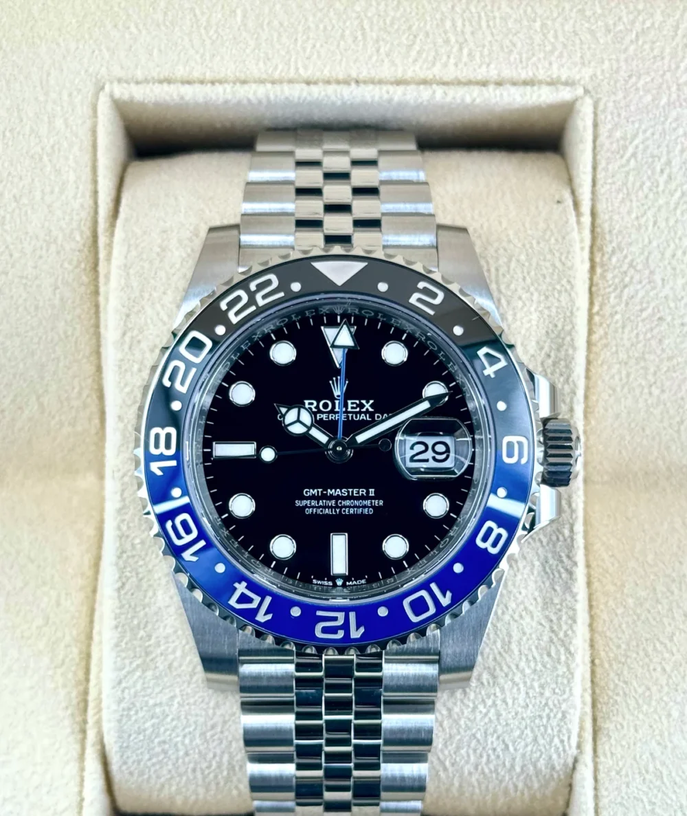 2023 Rolex GMT-Master II "Batgirl" 40mm 126710BLNR Jubilee Black Dial