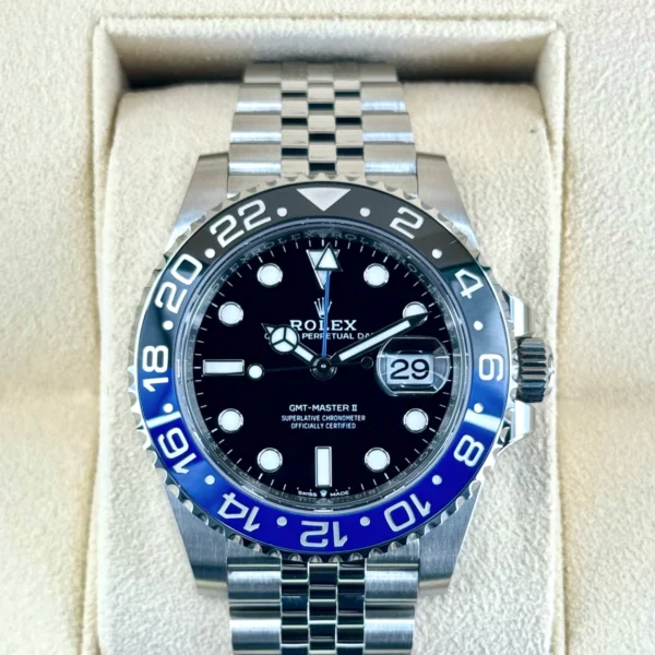 2023 Rolex GMT-Master II "Batgirl" 40mm 126710BLNR Jubilee Black Dial