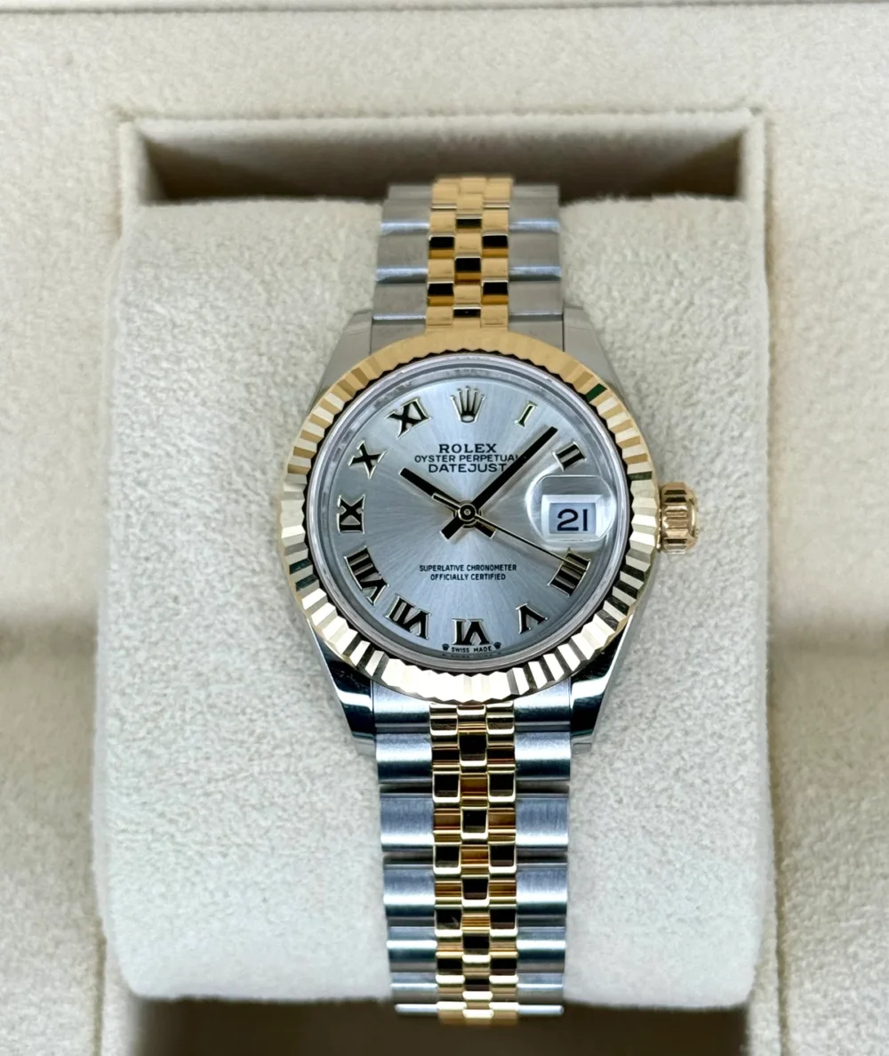 NEW 2025 Rolex Lady Datejust 28mm 279173 Two-Tone Jubilee Silver Dial