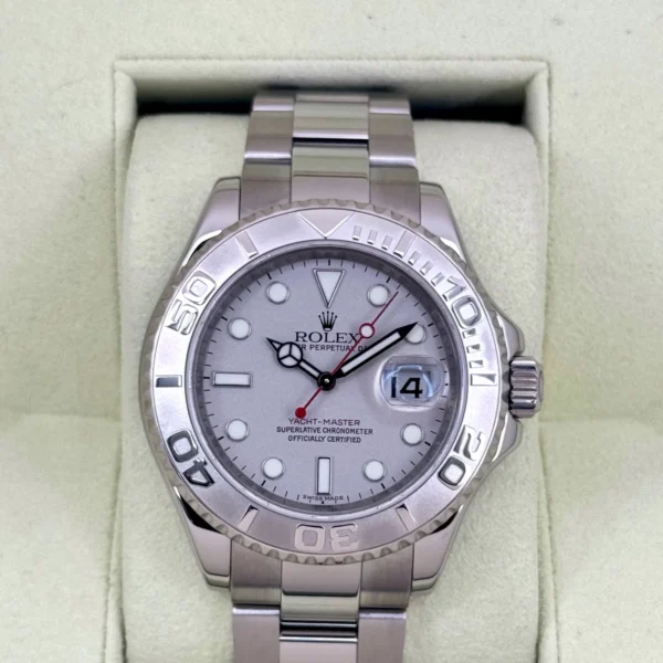 2010 Rolex Yacht-Master 40mm 16622 Platinum Bezel and Dial
