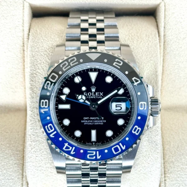 2024 Rolex GMT-Master II "Batgirl" 40mm 126710BLNR Jubilee Black Dial