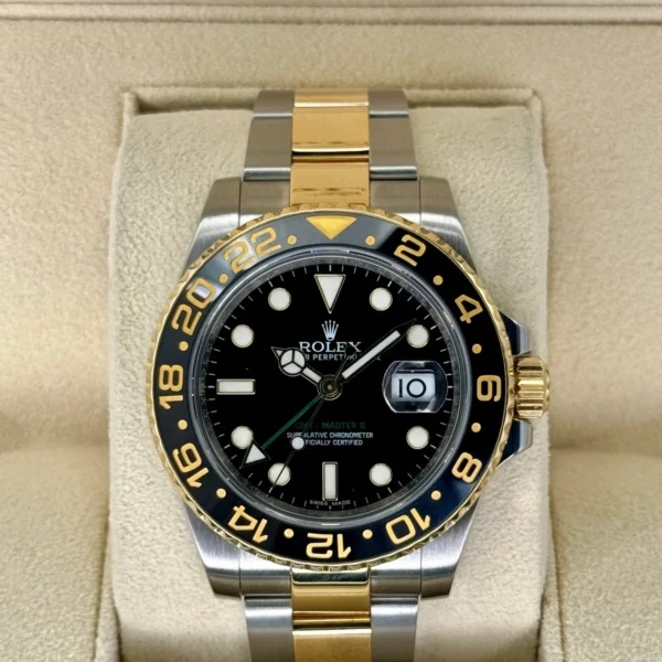 Rolex GMT-Master II 40mm 116713LN Two-Tone Black Dial
