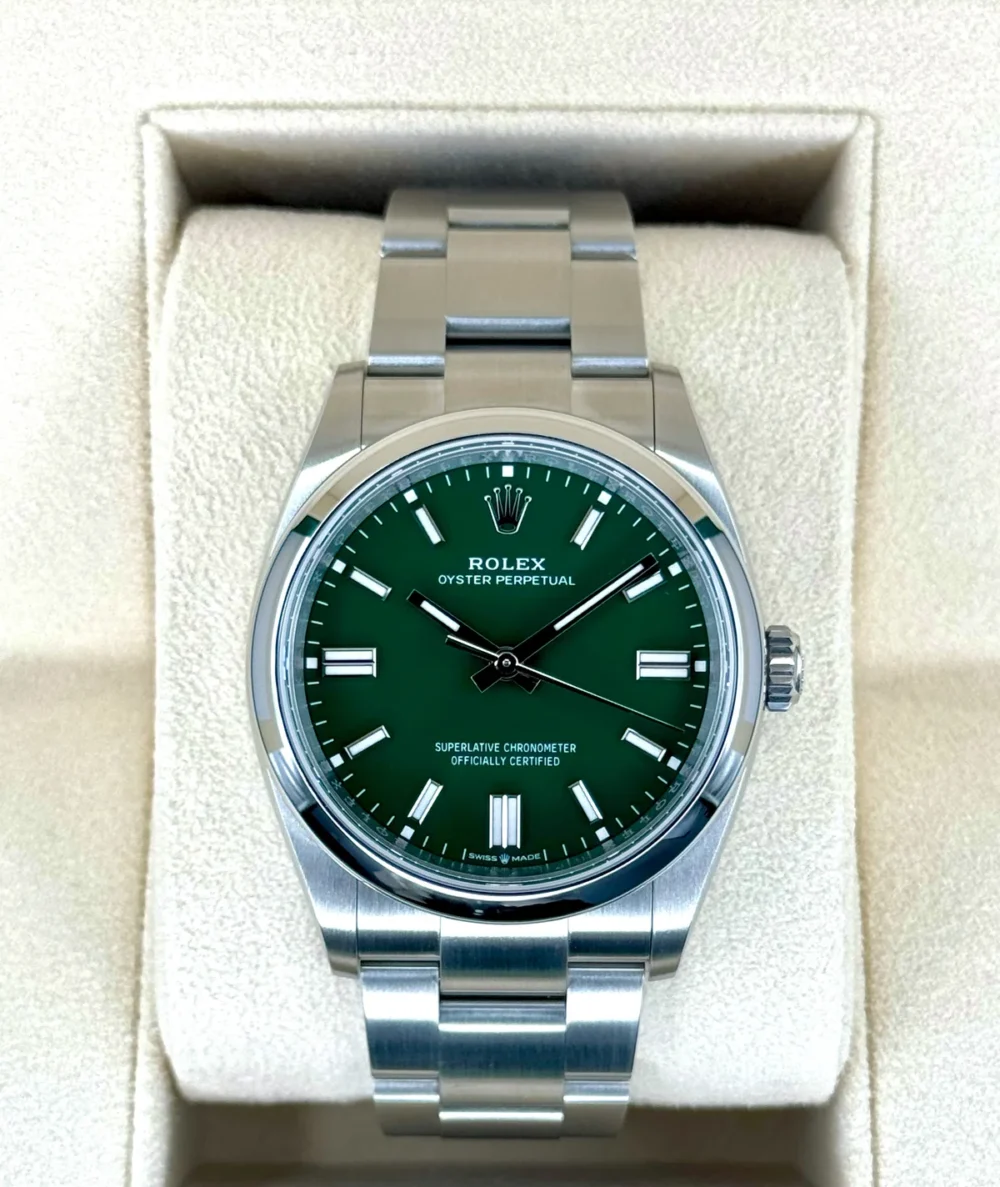 NEW 2025 Rolex Oyster Perpetual 36mm 126000 Green Dial