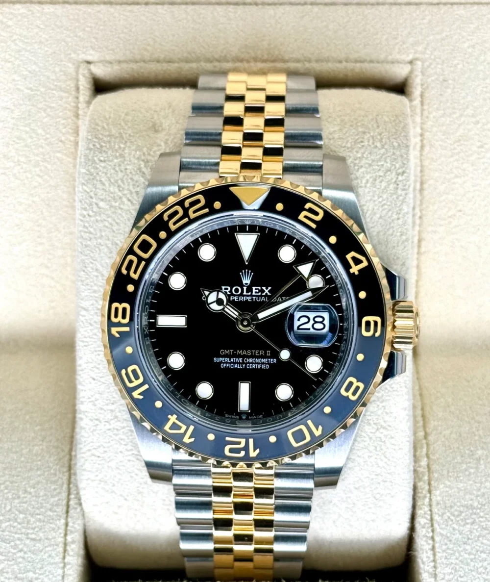 NEW 2023 Rolex GMT-Master II 40mm 126713GRNR Two-Tone Jubilee