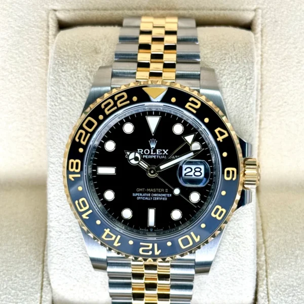 NEW 2023 Rolex GMT-Master II 40mm 126713GRNR Two-Tone Jubilee