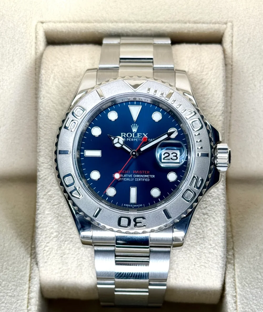 2019 Rolex Yacht-Master 40mm 116622 Stainless Steel Blue Dial