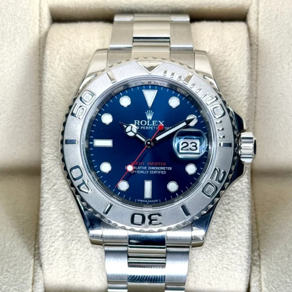 2019 Rolex Yacht-Master 40mm 116622 Stainless Steel Blue Dial