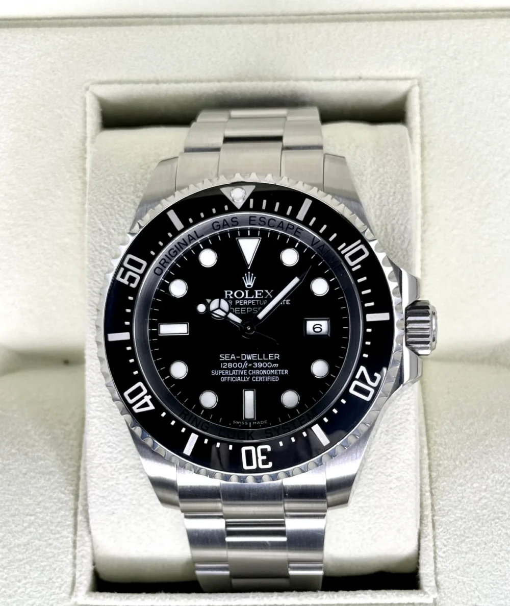 2008 Rolex Deepsea 44mm 116660 Stainless Steel Black Dial