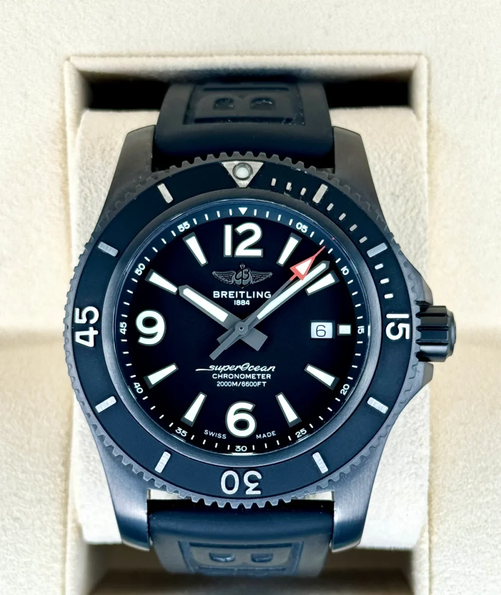 2022 Breitling Superocean Automatic 46mm M17368 Black Dial