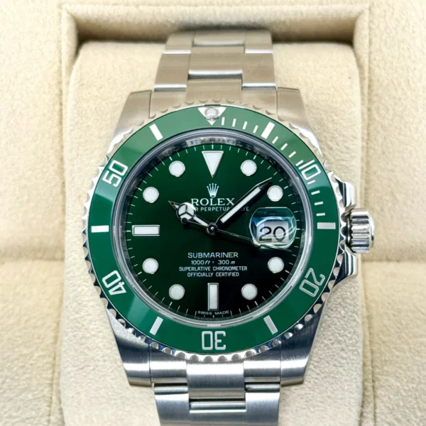 2020 Rolex Submariner "Hulk" 40mm 116610LV Green Dial