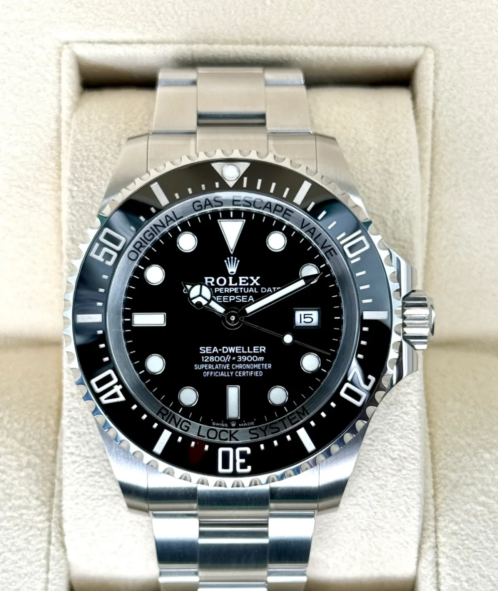 2022 Rolex Deepsea 44mm 126660 Stainless Steel Black Dial