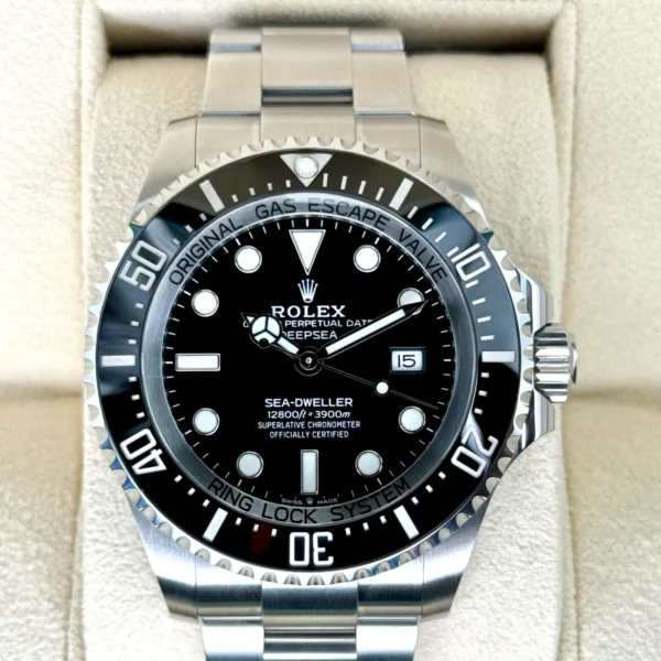 2022 Rolex Deepsea 44mm 126660 Stainless Steel Black Dial