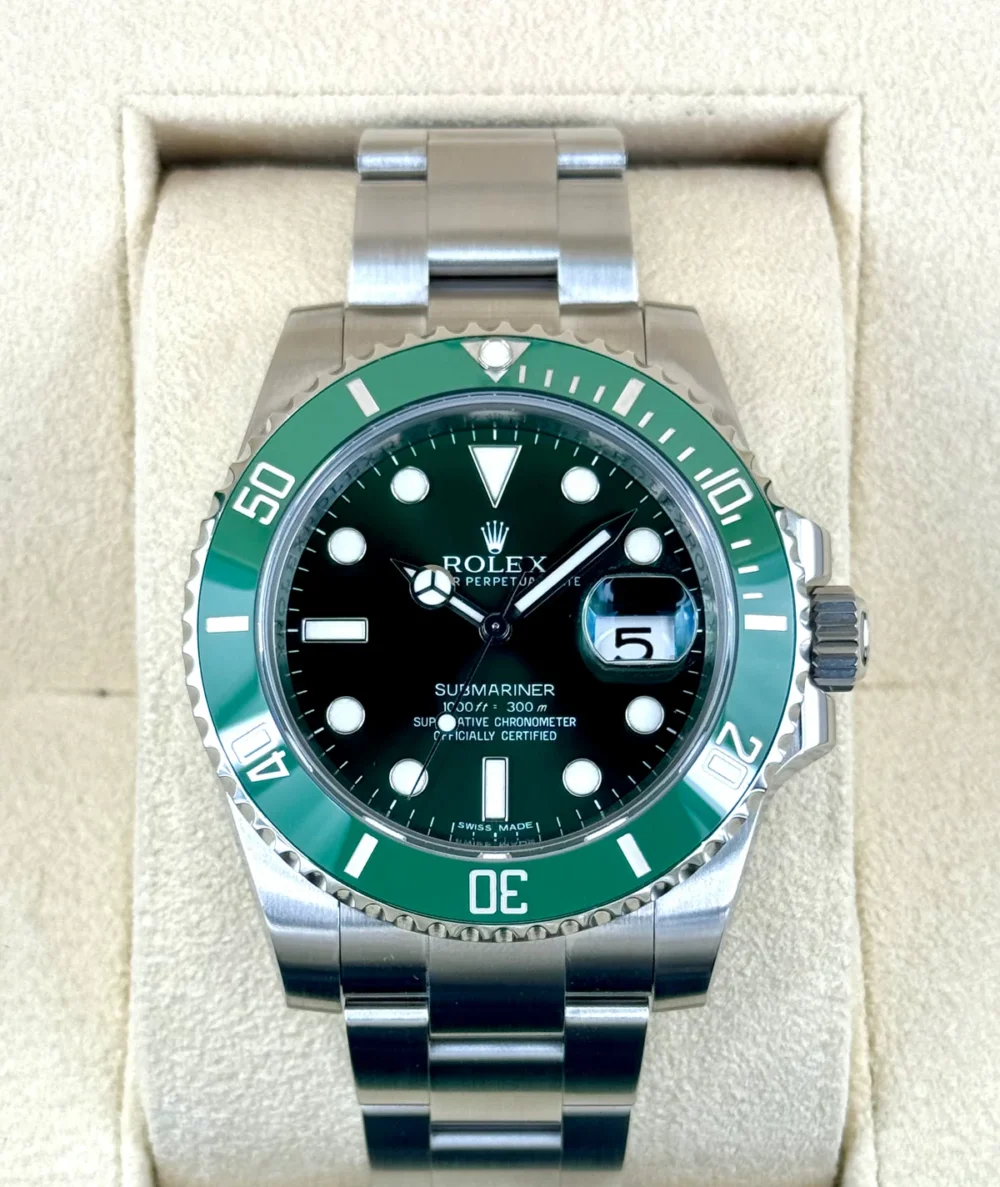 2011 Rolex Submariner "Hulk" 40mm 116610LV Green Dial