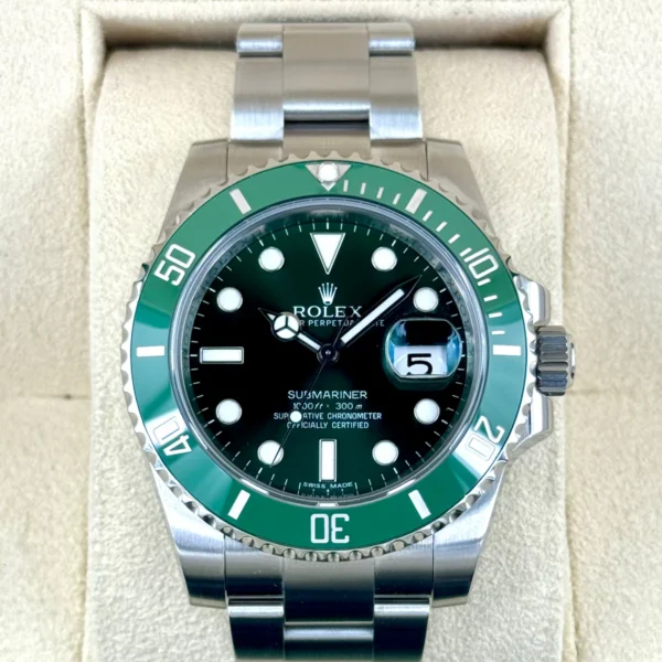 2011 Rolex Submariner "Hulk" 40mm 116610LV Green Dial