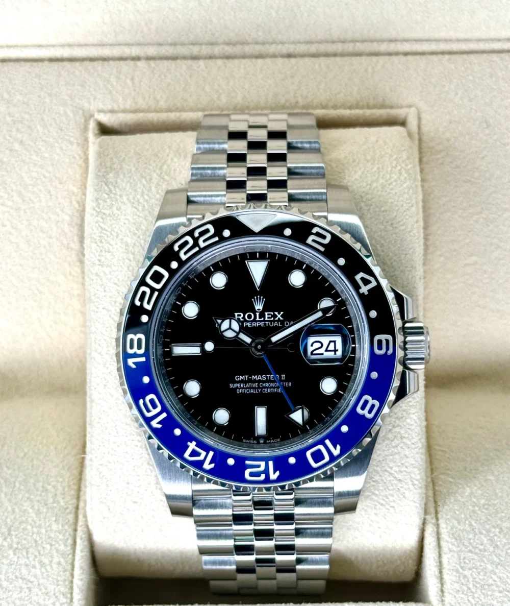2022 Rolex GMT-Master II "Batgirl" 40mm 126710BLNR Jubilee Black Dial