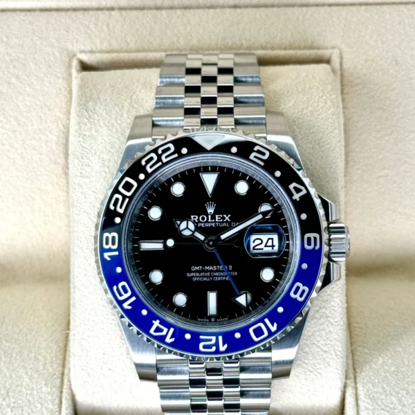 2022 Rolex GMT-Master II "Batgirl" 40mm 126710BLNR Jubilee Black Dial