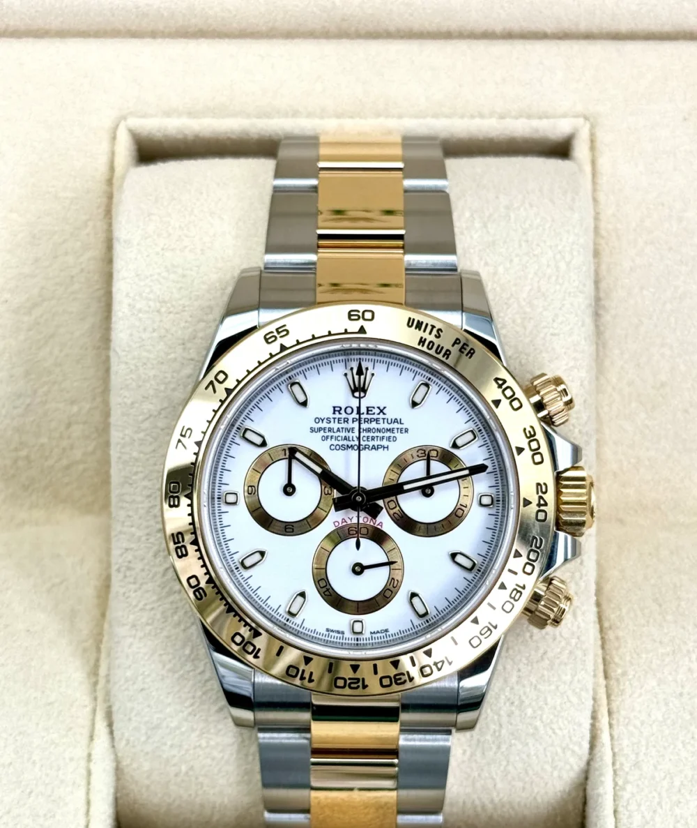 2023 Rolex Daytona 40mm 116503 Two-Tone White Dial