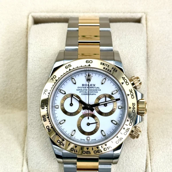 2023 Rolex Daytona 40mm 116503 Two-Tone White Dial