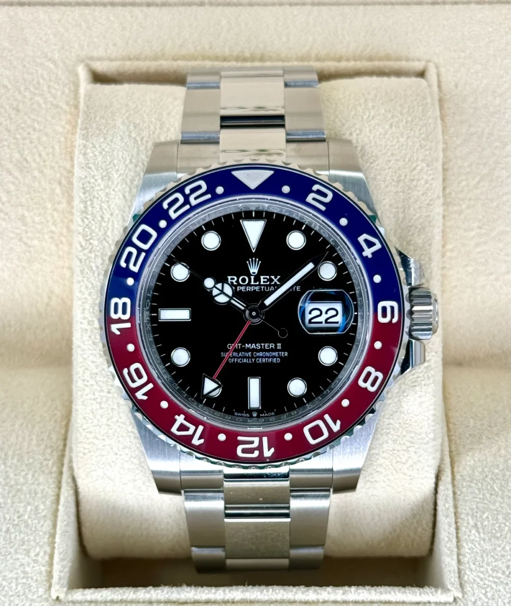 NEW 2022 GMT-Master II “Pepsi” 40mm 126710BLRO Oyster