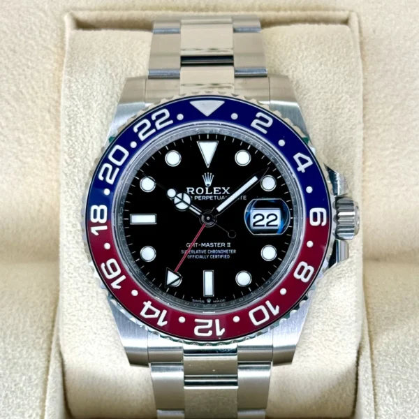 NEW 2022 GMT-Master II “Pepsi” 40mm 126710BLRO Oyster