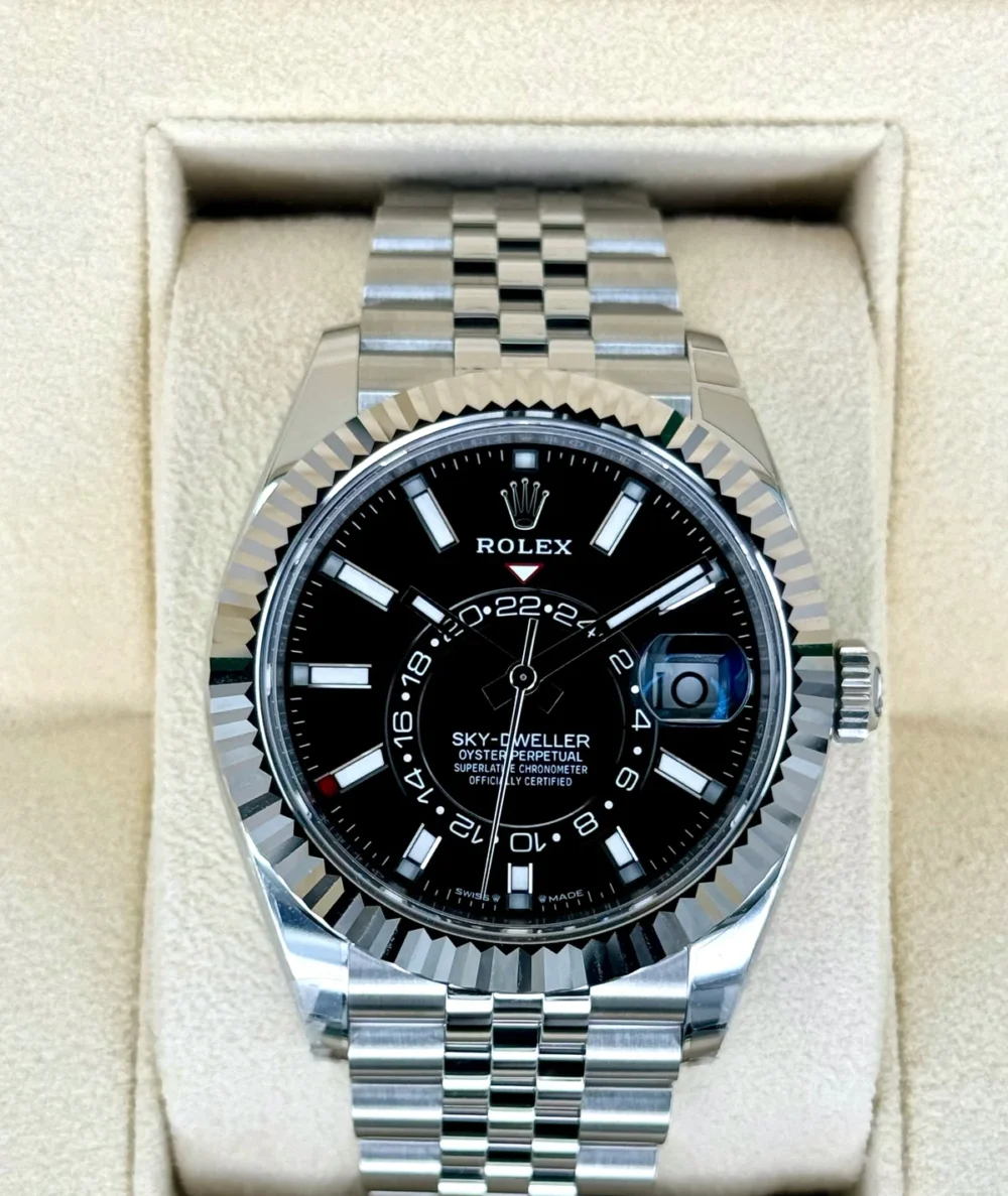 NEW 2024 Rolex Sky-Dweller 42mm 336934 Jubilee Black Dial