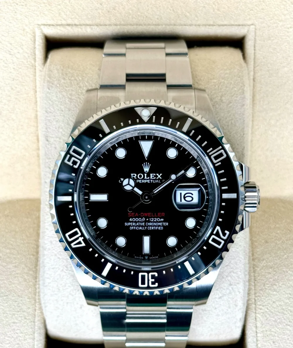 2021 Rolex Sea-Dweller 43mm 126600 Stainless Steel Black Dial