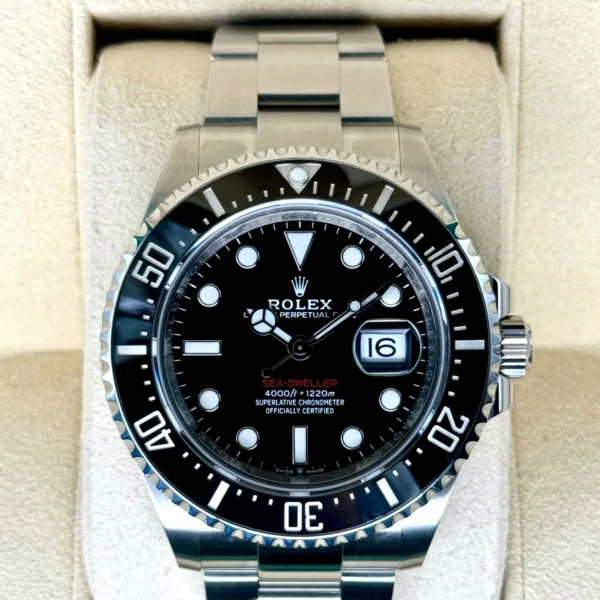 2021 Rolex Sea-Dweller 43mm 126600 Stainless Steel Black Dial