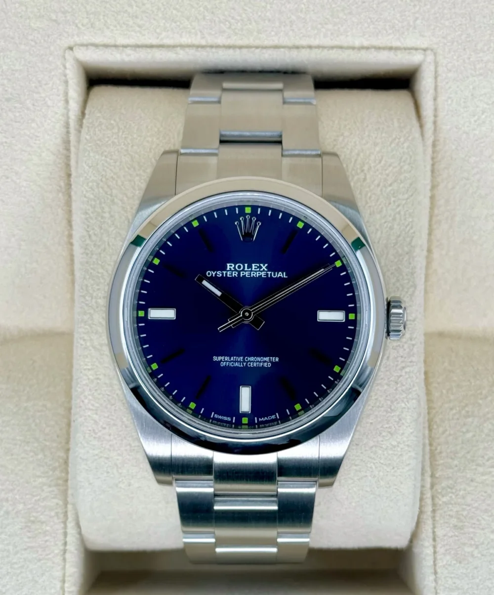 Rolex Oyster Perpetual 39mm 114300 Blue Dial