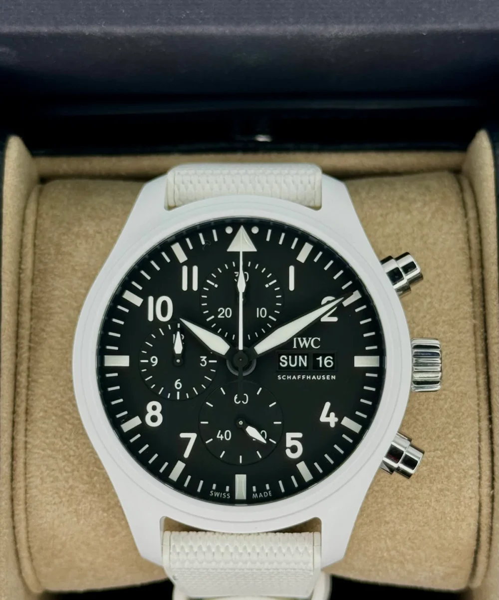 NEW 2024 IWC Pilot’s Chrono IW389105 44.5mm Top Gun Edition Lake Tahoe