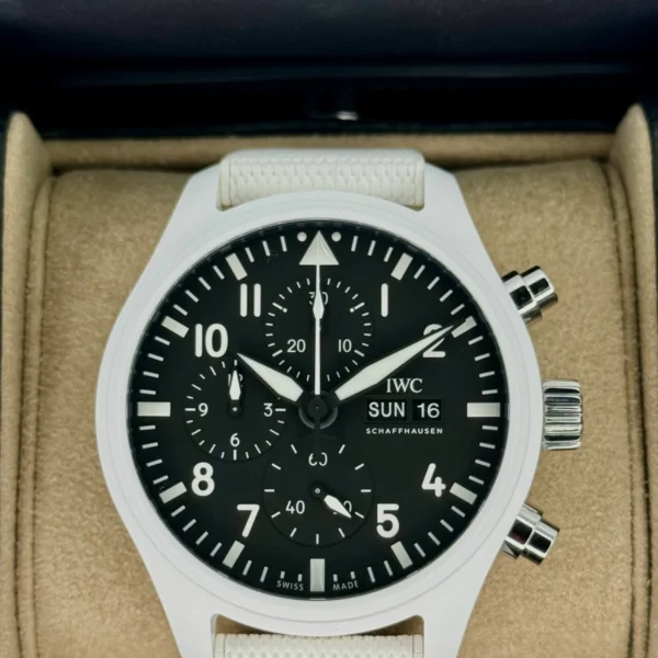 NEW 2024 IWC Pilot’s Chrono IW389105 44.5mm Top Gun Edition Lake Tahoe