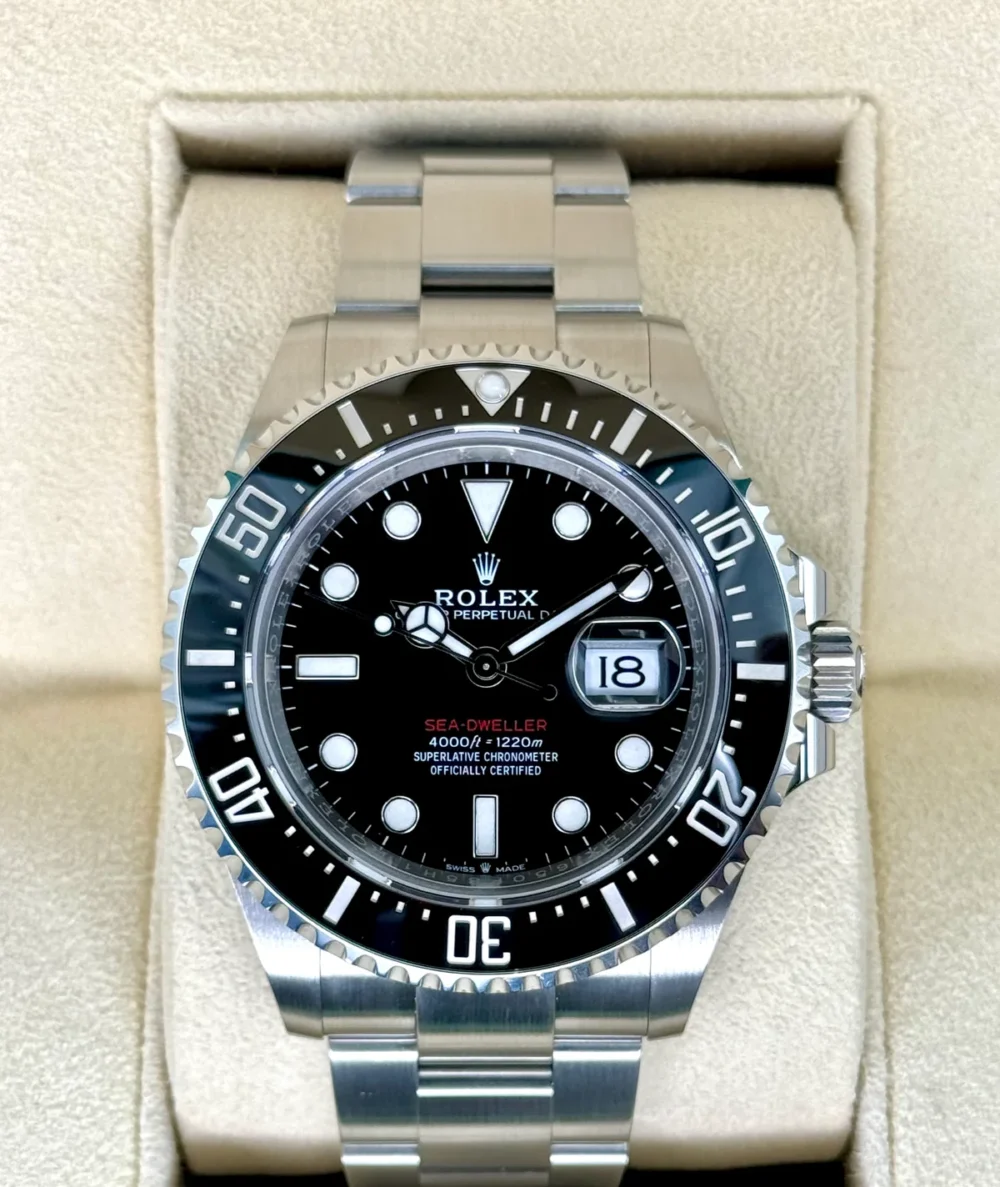 2023 Rolex Sea-Dweller 43mm 126600 Stainless Steel Black Dial