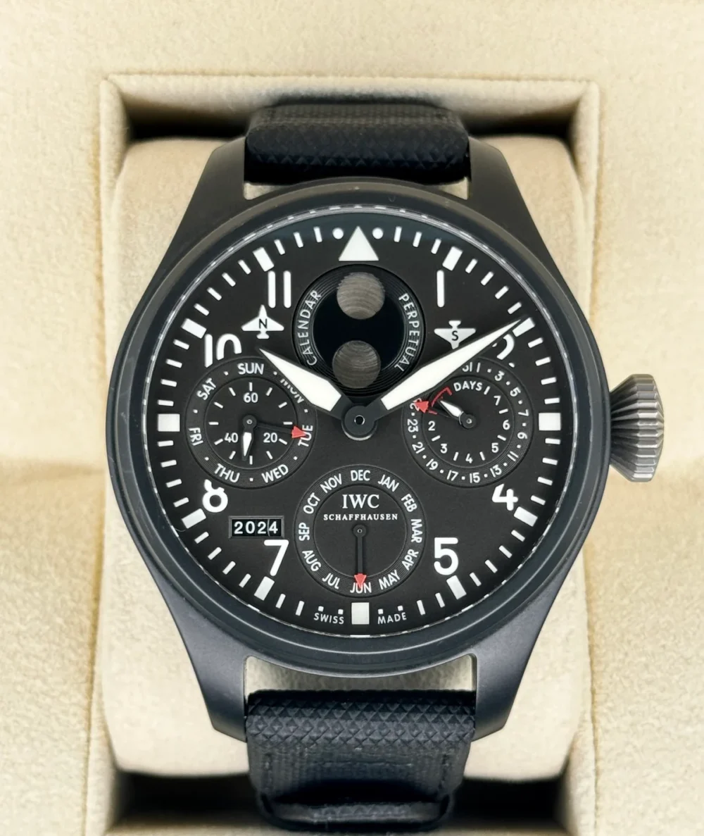 2013 IWC Top Gun Perpetual Calendar Big Pilot 48mm IW502902 Ceramic