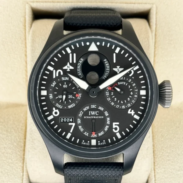 2013 IWC Top Gun Perpetual Calendar Big Pilot 48mm IW502902 Ceramic