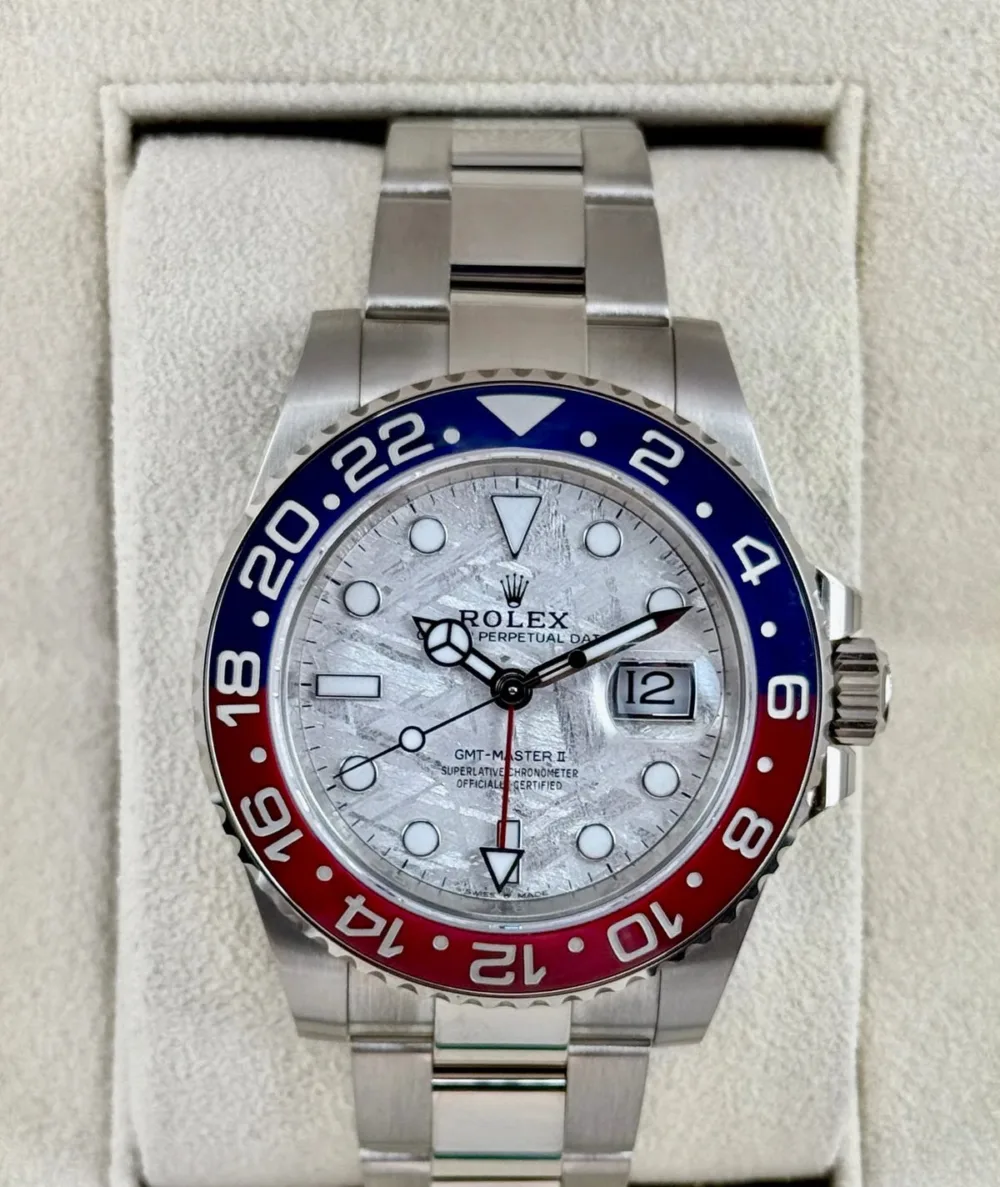 2022 Rolex GMT-Master II "Pepsi" 40mm 126719BLRO Meteorite Dial